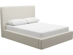 Felix Gas Lift Bed Boucle Ivory by James Lane, a Beds & Bed Frames for sale on Style Sourcebook