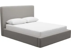 Felix Gas Lift Bed Boucle Pumice by James Lane, a Beds & Bed Frames for sale on Style Sourcebook