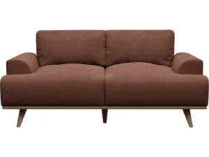 Dane Muse Rust Sofa - 2 Seater by James Lane, a Sofas for sale on Style Sourcebook