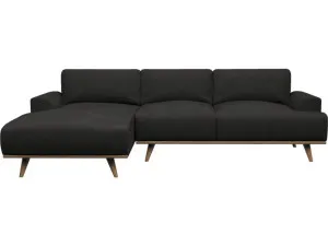 Dane California Charcoal Chaise Sofa - 3 Seater by James Lane, a Sofas for sale on Style Sourcebook