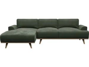 Dane Muse Forest Chaise Sofa - 3 Seater by James Lane, a Sofas for sale on Style Sourcebook