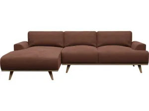 Dane Muse Rust Chaise Sofa - 3 Seater by James Lane, a Sofas for sale on Style Sourcebook