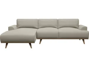 Dane Plaza Natural Chaise Sofa - 3 Seater by James Lane, a Sofas for sale on Style Sourcebook