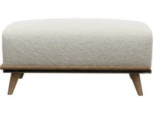 Dane Boucle Ivory Ottoman by James Lane, a Ottomans for sale on Style Sourcebook