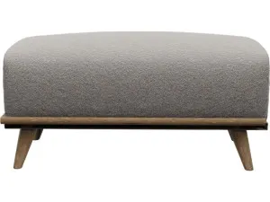 Dane Boucle Pumice Ottoman by James Lane, a Ottomans for sale on Style Sourcebook