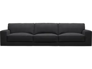 Monica Plaza Flint Grey Sofa - 3 Seater by James Lane, a Sofas for sale on Style Sourcebook