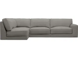Monica Isla Soft Grey Sofa - 4 Seater LAF Terminal by James Lane, a Sofas for sale on Style Sourcebook