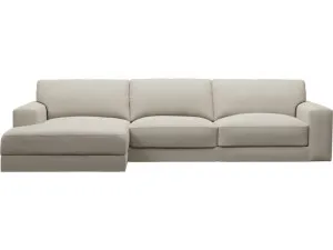 Monica Isla Sea Pearl Chaise Sofa - 3 Seater by James Lane, a Sofas for sale on Style Sourcebook