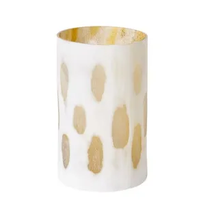  Haruni Glass Vase Brown/ White 15 x 15 x 23 cm by James Lane, a Vases & Jars for sale on Style Sourcebook