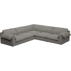 Ludlow Isla Soft Grey Corner Sofa - 5 Seater by James Lane, a Sofas for sale on Style Sourcebook