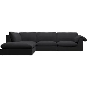 Ludlow Plaza Flint Grey Sofa - 5 Seater LAF Terminal by James Lane, a Sofas for sale on Style Sourcebook