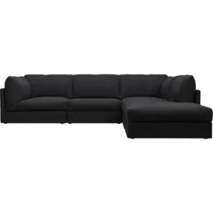 Finley Plaza Flint Grey Modular Sofa - 5 Seater RAF Terminal by James Lane, a Sofas for sale on Style Sourcebook