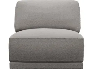 Emily Armless Chair Module Boucle Pumice by James Lane, a Sofas for sale on Style Sourcebook