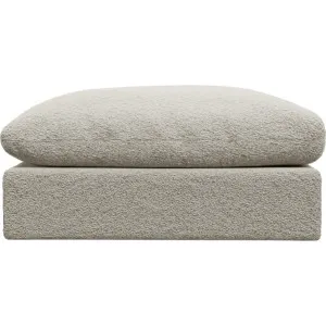 Ludlow Boucle Ivory Ottoman by James Lane, a Ottomans for sale on Style Sourcebook