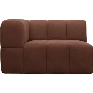 Lucello Muse Rust Left Arm Facing Chair Module by James Lane, a Sofas for sale on Style Sourcebook