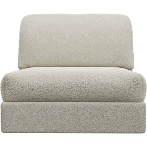 Finley Boucle Ivory Armless Sofa Chair Module by James Lane, a Sofas for sale on Style Sourcebook