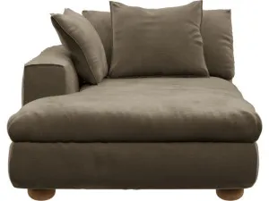 Tully Tribute Walnut Chaise Left Arm Facing Module by James Lane, a Sofas for sale on Style Sourcebook
