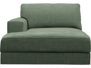 Monica Tribute Dark Jade Left Arm Facing Chaise Module by James Lane, a Sofas for sale on Style Sourcebook
