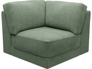 Monica Tribute Dark Jade Corner Sofa Chair Module by James Lane, a Sofas for sale on Style Sourcebook