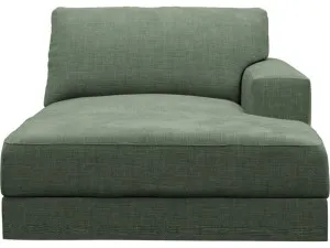 Monica Tribute Dark Jade Right Arm Facing Chaise Module by James Lane, a Sofas for sale on Style Sourcebook