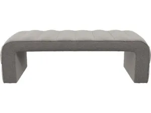 Maeve Bench Boucle Pumice by James Lane, a Ottomans for sale on Style Sourcebook