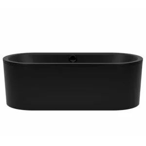 Kaldewei Classic Duo Oval 1700 Freestanding Bath with Overflow - Matte Black 01-113-7-0711-06MB by Kaldewei, a Bathtubs for sale on Style Sourcebook