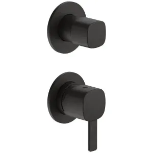 Fantini Lame Wall Diverter Mixer - Deep Black PVD 24S1M481B-4400M585A by Fantini, a Showers for sale on Style Sourcebook
