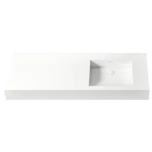 Claybrook Geo 800 Vanity Right Basin - Dover White H47235A-DW-01-HH by Claybrook, a Vanities for sale on Style Sourcebook