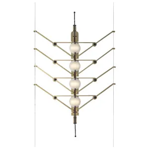 DCW Editions VVV Modular Lighting System - 6 Modules Vertical in Gold VVV6MODVER by DCW Editions, a Lighting for sale on Style Sourcebook