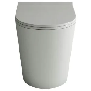 Studio Bagno Manhattan Rimless Wall Faced Toilet Pan - Gloss White MAN002 by Studio Bagno, a Toilets & Bidets for sale on Style Sourcebook