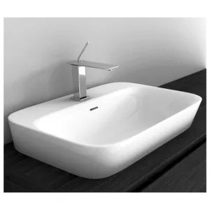 Studio Bagno Soul 4 Bench Basin with 1 Tap Hole - Gloss White SOL14-1 SOL14/1 by Studio Bagno, a Basins for sale on Style Sourcebook