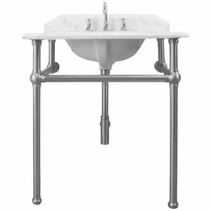 Turner Hastings 75 Mayer Brushed Nickel Stand with Basin One Tap Hole MA753WS-BN-1TH by Turner Hastings, a Vanities for sale on Style Sourcebook