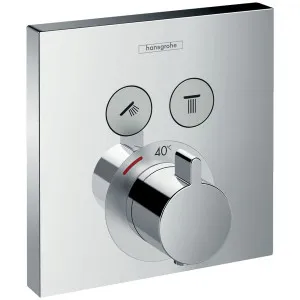 Hansgrohe ShowerSelect Thermostat for 2 Functions - Chrome 15763003 by Hansgrohe, a Showers for sale on Style Sourcebook