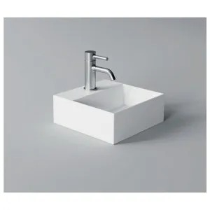 Studio Bagno Spy 30 Bench or Wall Basin with No Tap Hole - Gloss White SPY30-0 SPY300 by Studio Bagno, a Basins for sale on Style Sourcebook