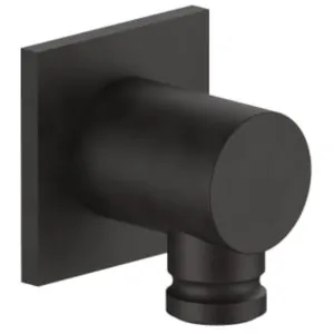 Fantini Soho Wall Elbow with Square Backplate - Deep Black PVD 91S19417F by Fantini, a Showers for sale on Style Sourcebook