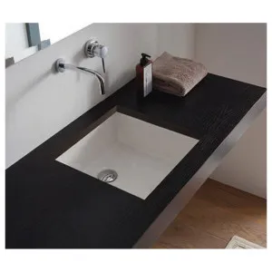 Studio Bagno Manhattan Mini Undercounter Basin - Gloss White SB8089 by Studio Bagno, a Basins for sale on Style Sourcebook