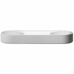 Omvivo Lune 1200 Wall or Bench Mounted Double Basin LUVSS12000TH by Omvivo, a Basins for sale on Style Sourcebook