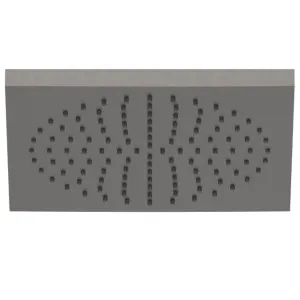 Fantini Soho 200 Square Shower Rose - Matte Gun Metal PVD 86P58008 by Fantini, a Showers for sale on Style Sourcebook