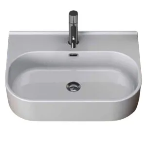 Studio Bagno Syesis 60 Bench or Wall Basin with No Tap Hole - Gloss White SYN60/0 by Studio Bagno, a Basins for sale on Style Sourcebook