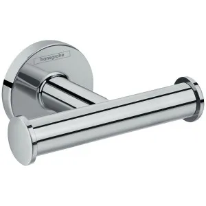 Hansgrohe Logis Universal Double Hook Chrome 41725000 by Hansgrohe, a Bathroom Accessories for sale on Style Sourcebook