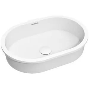 Omvivo Sub Stadium 450 Undermount Basin - Matte White SUB-STA450 by Omvivo, a Basins for sale on Style Sourcebook