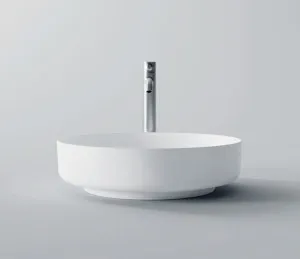Studio Bagno Form Circle Bench Basin - Matte White FRM45-MW by Studio Bagno, a Basins for sale on Style Sourcebook
