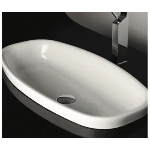 Studio Bagno Lago 75 Inset Basin - Gloss White LVO751 by Studio Bagno, a Basins for sale on Style Sourcebook