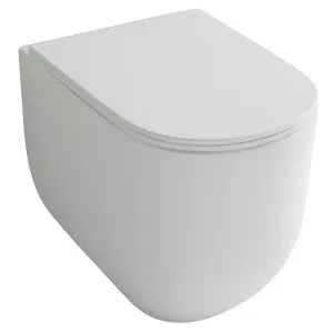 Studio Bagno Milady Wall Faced Toilet Pan - Gloss White MIL002 by Studio Bagno, a Toilets & Bidets for sale on Style Sourcebook