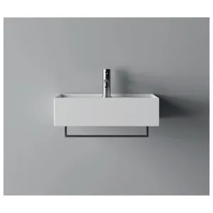 Studio Bagno Shard X Mini Bench or Wall Basin with No Tap Hole - Gloss White SHAXMIN-0 SHAXMIN0 by Studio Bagno, a Basins for sale on Style Sourcebook