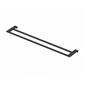 Studio Bagno Pop Double Towel Rail - Matte Black P1005/MB by Studio Bagno, a Bathroom Accessories for sale on Style Sourcebook