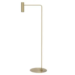 CTO Lighting Heron Floor Light - Satin Brass HERFLOSB by CTO Lighting, a Lighting for sale on Style Sourcebook