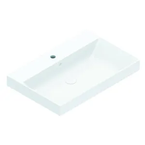 Catalano Zero 75 Wall Hung Basin with 1 Taphole - Gloss White 0120751001-905610 by Catalano, a Basins for sale on Style Sourcebook