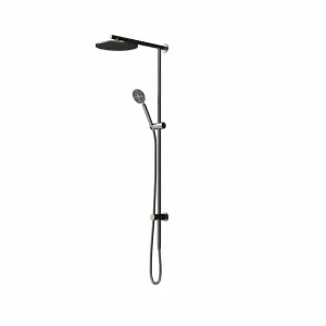 Rogerseller Eccentric Dual Rail Shower - Brushed Nickel 3539000307 by Rogerseller, a Showers for sale on Style Sourcebook