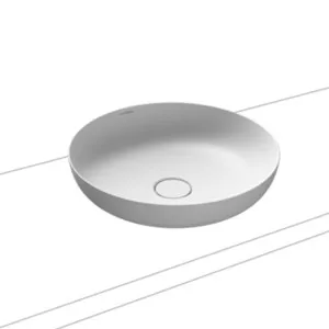 Kaldewei Miena 380mm Countertop Washbowl - Matte White 01-3181-0711K by Kaldewei, a Basins for sale on Style Sourcebook